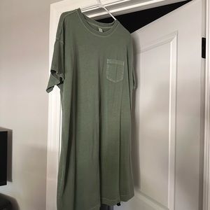 Old Navy T-Shirt Dress Green